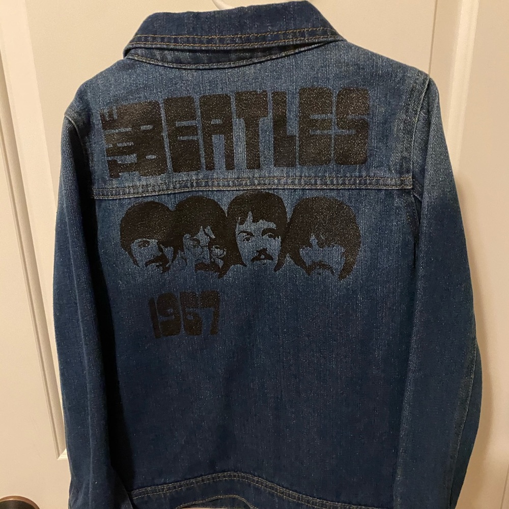 Kids Junk Food Beatles Denim Jacket (New) Medium